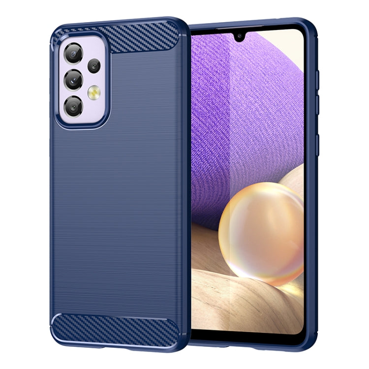 Brushed Texture Carbon Fiber TPU Phone Case, For Samsung Galaxy A33 5G, For Samsung Galaxy A53 5G