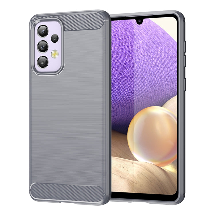 Brushed Texture Carbon Fiber TPU Phone Case, For Samsung Galaxy A33 5G, For Samsung Galaxy A53 5G