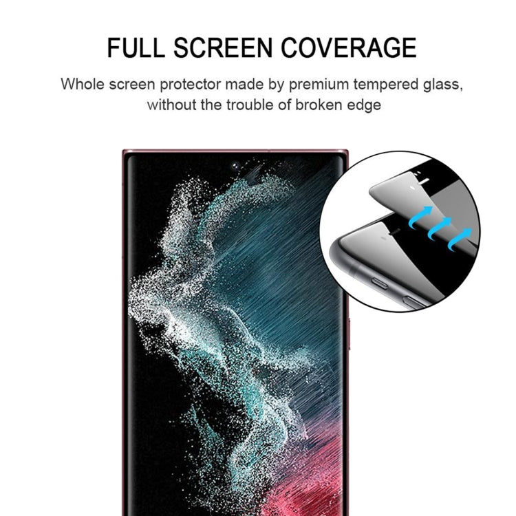 Full Glue 3D Curved Edge Screen Tempered Glass Film, For Samsung Galaxy S22 Ultra 5G (1 PC), For Samsung Galaxy S22+ 5G (1 PC), For Samsung Galaxy S22 5G (1 PC)
