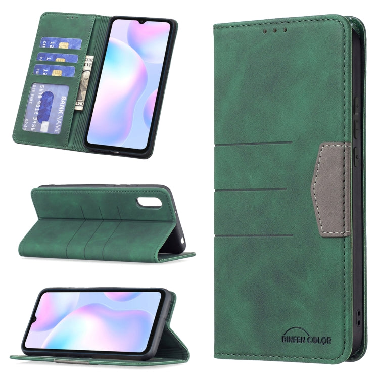 Magnetic Splicing Leather Phone Case, For Google Pixel 6 Pro, For Google Pixel 6, For Xiaomi Redmi 9A, For Xiaomi Redmi 9C, For Xiaomi Redmi 9, For Xiaomi Redmi 10, For Xiaomi Redmi Note 9 / 10X 4G, For Xiaomi Redmi Note 11 5G                          ...