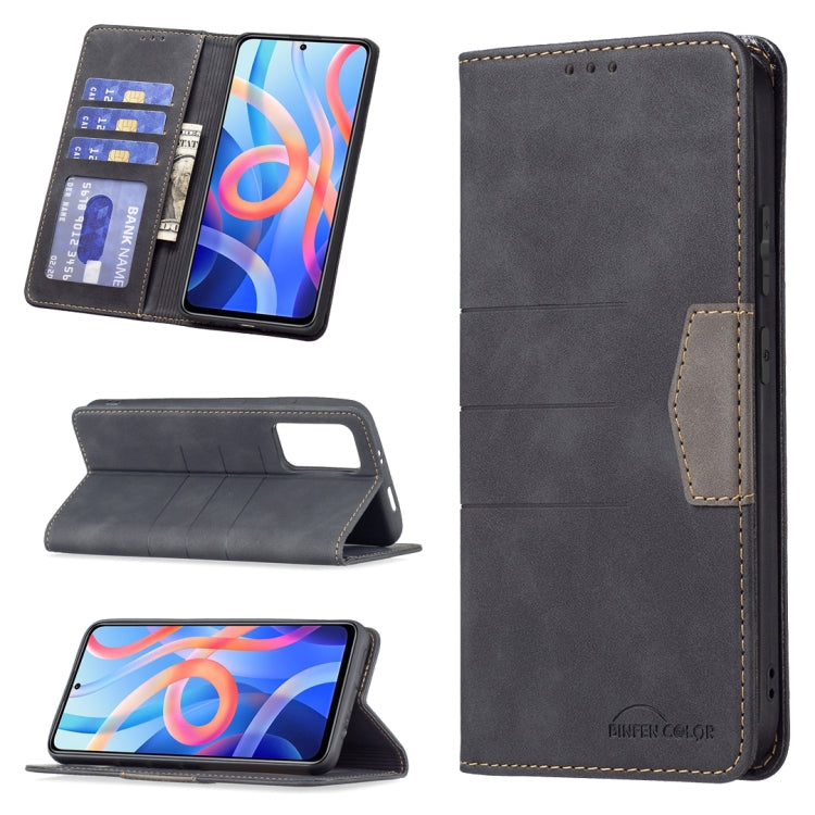 Magnetic Splicing Leather Phone Case, For Google Pixel 6 Pro, For Google Pixel 6, For Xiaomi Redmi 9A, For Xiaomi Redmi 9C, For Xiaomi Redmi 9, For Xiaomi Redmi 10, For Xiaomi Redmi Note 9 / 10X 4G, For Xiaomi Redmi Note 11 5G                          ...