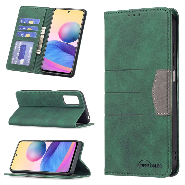 Magnetic Splicing Leather Phone Case, For Xiaomi Mi 11i / Poco F3 / Redmi K40 / K40 Pro, For Xiaomi Mi 11 Lite, For Xiaomi Mi 11T / 11T Pro, For Xiaomi Poco M3 Pro / Redmi Note 10 5G / 10T 5G, For Xiaomi Poco M3 / Redmi Note 9 4G                       ...