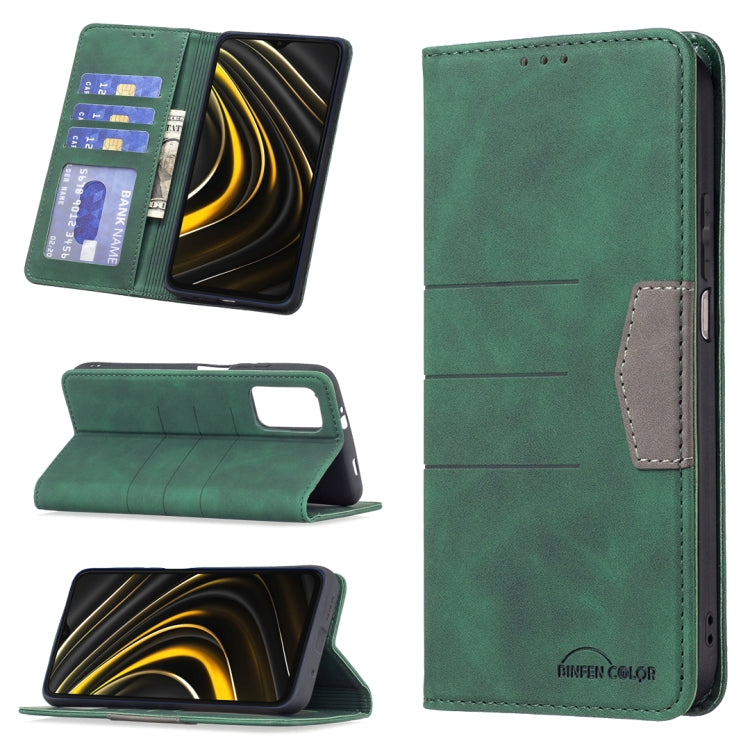 Magnetic Splicing Leather Phone Case, For Xiaomi Mi 11i / Poco F3 / Redmi K40 / K40 Pro, For Xiaomi Mi 11 Lite, For Xiaomi Mi 11T / 11T Pro, For Xiaomi Poco M3 Pro / Redmi Note 10 5G / 10T 5G, For Xiaomi Poco M3 / Redmi Note 9 4G                       ...