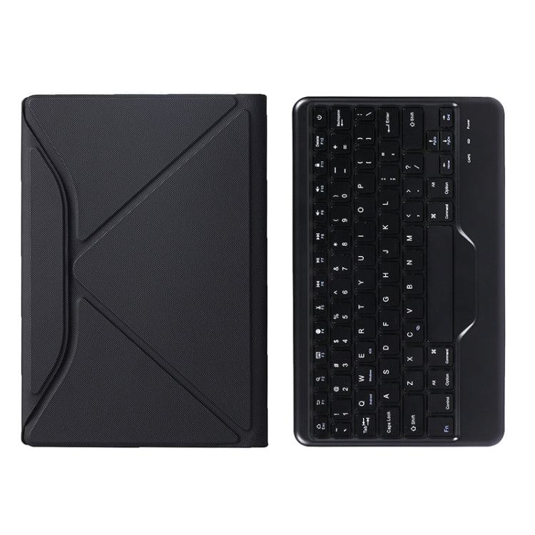 BA08 Diamond Texture Bluetooth Keyboard Leather Case with Triangle Back Support For Samsung Galaxy Tab A8 2021 SM-X205 / SM-X200, BA08
