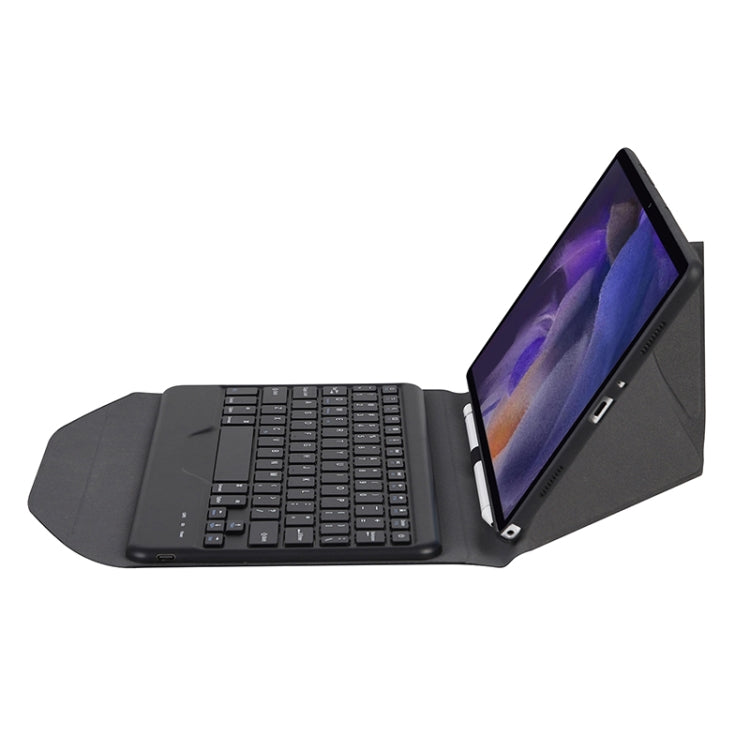 BA08 Diamond Texture Bluetooth Keyboard Leather Case with Triangle Back Support For Samsung Galaxy Tab A8 2021 SM-X205 / SM-X200, BA08