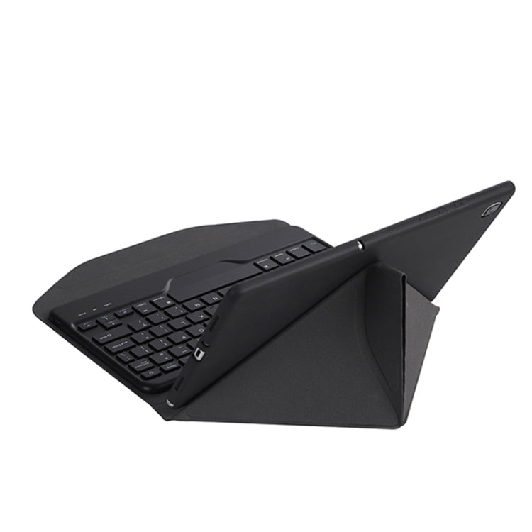 BA08 Diamond Texture Bluetooth Keyboard Leather Case with Triangle Back Support For Samsung Galaxy Tab A8 2021 SM-X205 / SM-X200, BA08