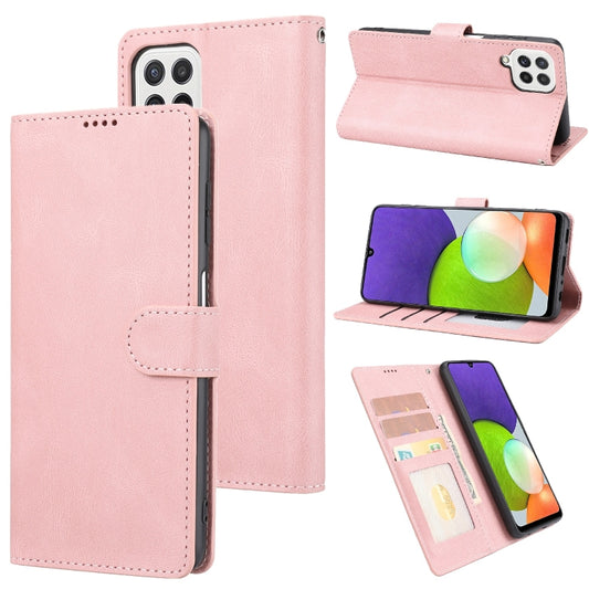 Fantasy Classic Skin-feel Calfskin Texture Magnetic Buckle Horizontal Flip PU Phone Leather Case with Holder & Card Slot & Wallet, For Samsung Galaxy A22 4G / M32 4G, For Samsung Galaxy S22 Ultra 5G, For Samsung Galaxy S22+ 5G, For Samsung Galaxy S22 5...