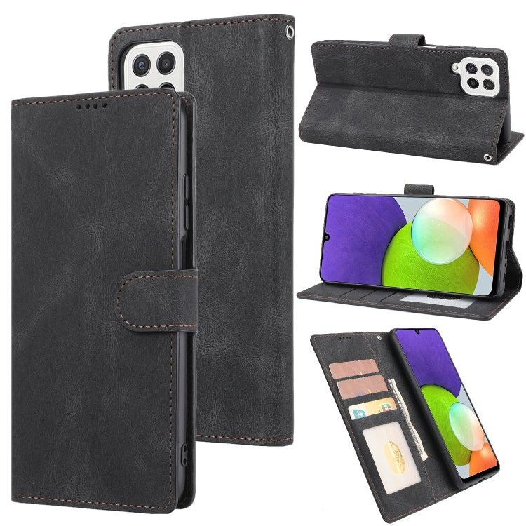 Fantasy Classic Skin-feel Calfskin Texture Magnetic Buckle Horizontal Flip PU Phone Leather Case with Holder & Card Slot & Wallet, For Samsung Galaxy A22 4G / M32 4G, For Samsung Galaxy S22 Ultra 5G, For Samsung Galaxy S22+ 5G, For Samsung Galaxy S22 5...