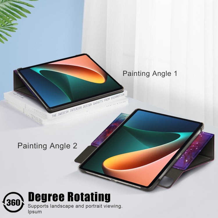 Painted 360 Degrees Rotation Tablet Leather Case with Holder, For Realme PocketBook InkPad Lite PB970 9.7 inch, For Samsung Galaxy Tab A7 10.4 2020, For Samsung Galaxy Tab A7 Lite  8.7 2021 T220 / T225, For Xiaomi Mi Pad 5 Pro 11 inch