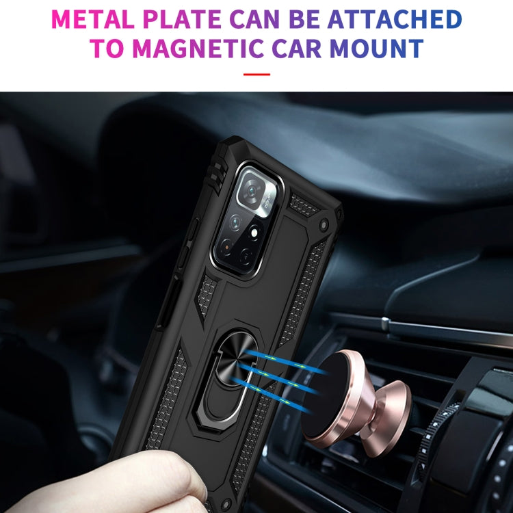 Shockproof TPU + PC Phone Case with 360 Degree Rotating Holder, For Xiaomi Redmi Note 11 5G, For Xiaomi Redmi Note 11 Pro 5G