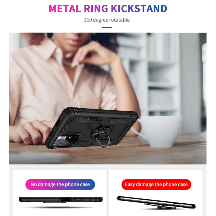 Shockproof TPU + PC Phone Case with 360 Degree Rotating Holder, For Xiaomi Redmi Note 11 5G, For Xiaomi Redmi Note 11 Pro 5G