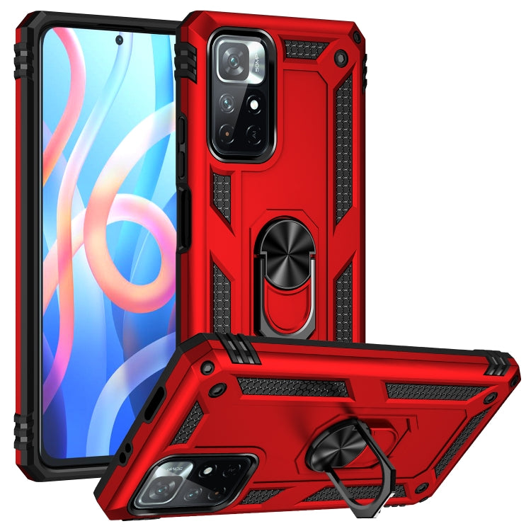Shockproof TPU + PC Phone Case with 360 Degree Rotating Holder, For Xiaomi Redmi Note 11 5G, For Xiaomi Redmi Note 11 Pro 5G