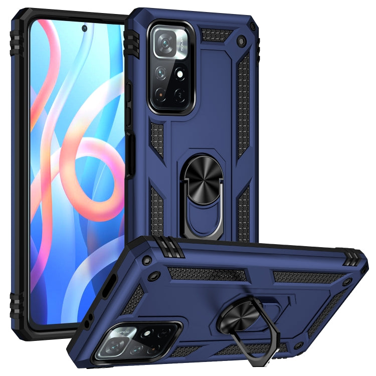 Shockproof TPU + PC Phone Case with 360 Degree Rotating Holder, For Xiaomi Redmi Note 11 5G, For Xiaomi Redmi Note 11 Pro 5G