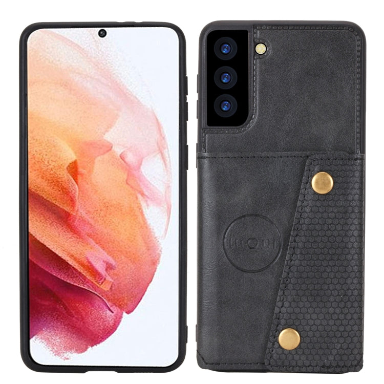 Double Buckle PU + TPU Magnetic Phone Case, For Samsung Galaxy S22 5G, For Xiaomi 11T, For Samsung Galaxy S22+ 5G, For Samsung Galaxy S22 Ultra 5G, For Samsung Galaxy M52 5G, For Samsung Galaxy A13 5G