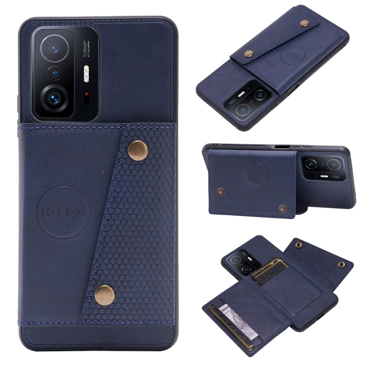 Double Buckle PU + TPU Magnetic Phone Case, For Samsung Galaxy S22 5G, For Xiaomi 11T, For Samsung Galaxy S22+ 5G, For Samsung Galaxy S22 Ultra 5G, For Samsung Galaxy M52 5G, For Samsung Galaxy A13 5G