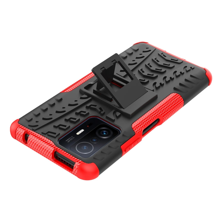 Tire Texture TPU + PC Phone Case with Holder, For Xiaomi Mi 11T, For Nokia G300, For Samsung Galaxy S22 Ultra 5G, For Samsung Galaxy M52 5G