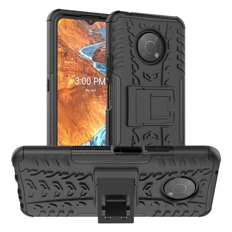 Tire Texture TPU + PC Phone Case with Holder, For Xiaomi Mi 11T, For Nokia G300, For Samsung Galaxy S22 Ultra 5G, For Samsung Galaxy M52 5G