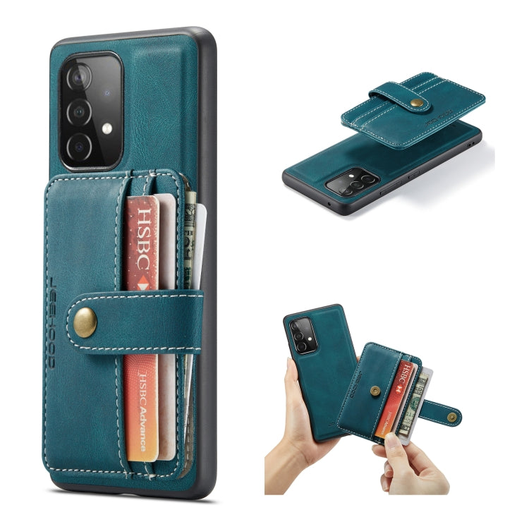 JEEHOOD RFID Blocking Anti-Theft Magnetic PU + TPU Phone Case with Card Slot, For Samsung Galaxy A32 5G, For Samsung Galaxy A12 5G, For Samsung Galaxy A22 5G, For Samsung Galaxy A52 5G / 4G, For Samsung Galaxy A72 5G / 4G, For Samsung Galaxy A71 5G    ...