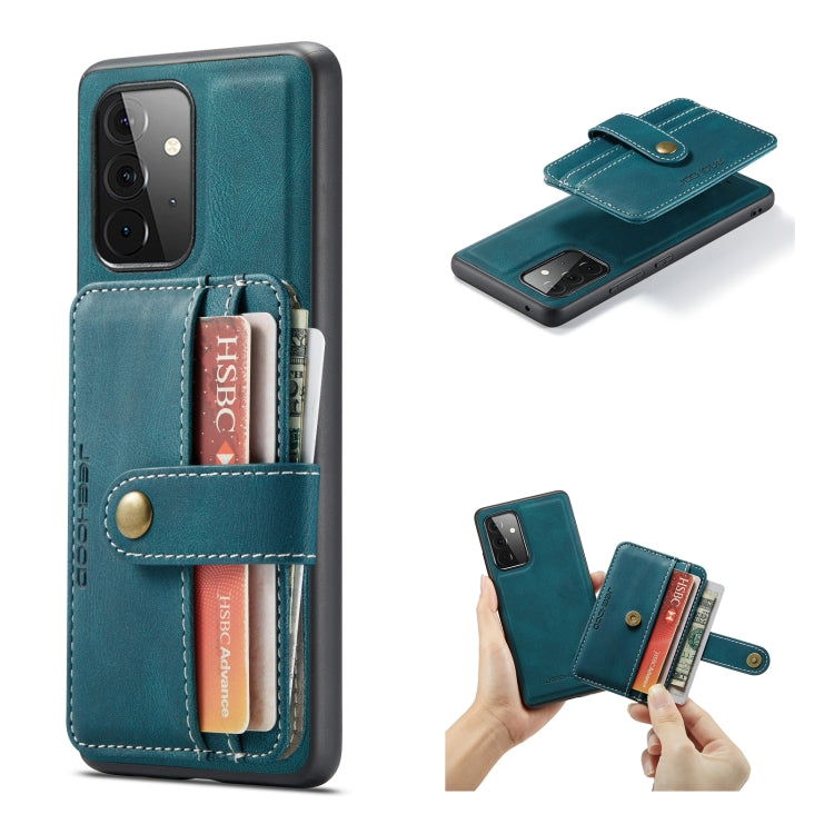 JEEHOOD RFID Blocking Anti-Theft Magnetic PU + TPU Phone Case with Card Slot, For Samsung Galaxy A32 5G, For Samsung Galaxy A12 5G, For Samsung Galaxy A22 5G, For Samsung Galaxy A52 5G / 4G, For Samsung Galaxy A72 5G / 4G, For Samsung Galaxy A71 5G    ...