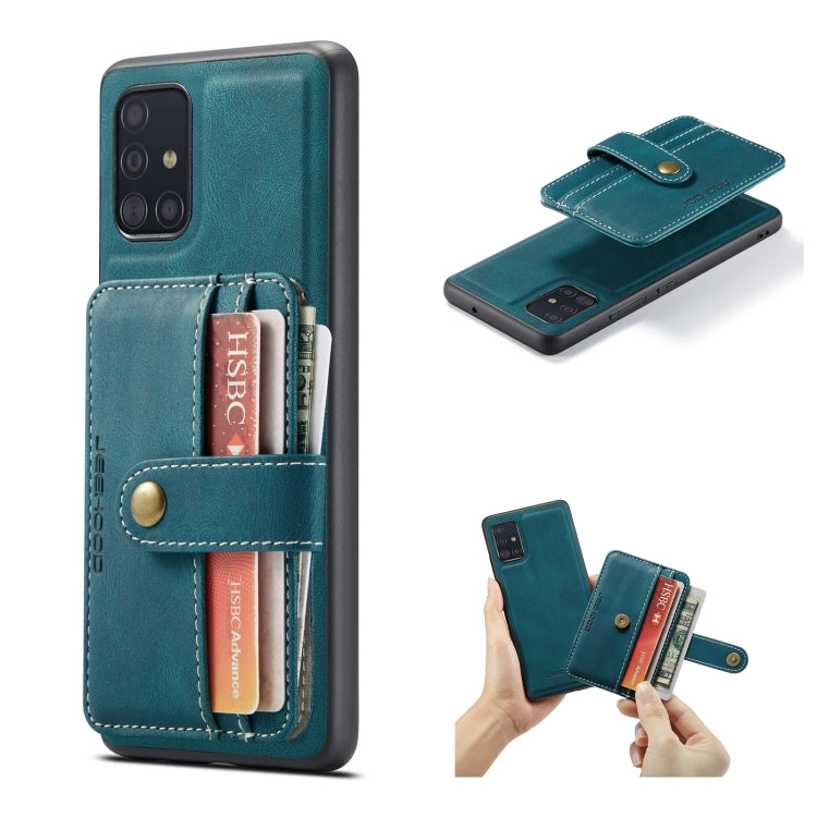 JEEHOOD RFID Blocking Anti-Theft Magnetic PU + TPU Phone Case with Card Slot, For Samsung Galaxy A32 5G, For Samsung Galaxy A12 5G, For Samsung Galaxy A22 5G, For Samsung Galaxy A52 5G / 4G, For Samsung Galaxy A72 5G / 4G, For Samsung Galaxy A71 5G    ...
