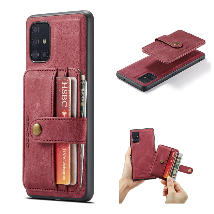 JEEHOOD RFID Blocking Anti-Theft Magnetic PU + TPU Phone Case with Card Slot, For Samsung Galaxy A32 5G, For Samsung Galaxy A12 5G, For Samsung Galaxy A22 5G, For Samsung Galaxy A52 5G / 4G, For Samsung Galaxy A72 5G / 4G, For Samsung Galaxy A71 5G    ...