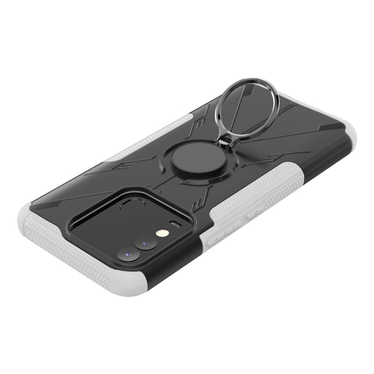 Armor Bear Shockproof PC + TPU Phone Case with Ring Holder, For Tecno Pop 5P, For Tecno Spark 8