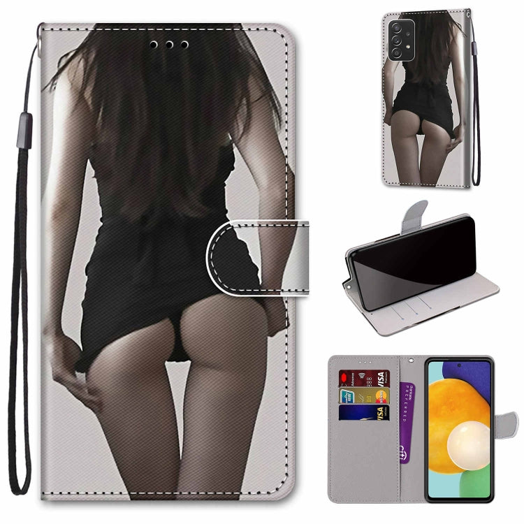 Coloured Drawing Cross Texture Horizontal Flip PU Phone Leather Case with Holder & Card Slots & Wallet & Lanyard(Colorful Layer, For Samsung Galaxy A33 5G, For Samsung Galaxy A53 5G Global