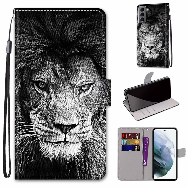 Coloured Drawing Cross Texture Horizontal Flip PU Phone Leather Case with Holder & Card Slots & Wallet & Lanyard(Colorful Layer, For Samsung Galaxy M52 5G, For Samsung Galaxy S22 5G