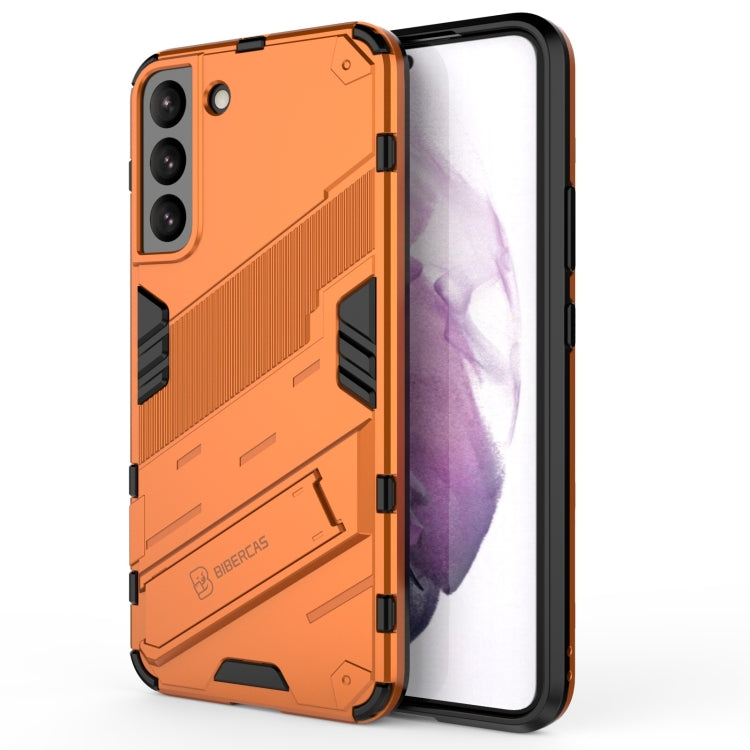 Punk Armor 2 in 1 PC + TPU Shockproof Phone Case with Invisible Holder, For Samsung Galaxy S22+ 5G, For Samsung Galaxy S22 Ultra 5G, For Samsung Galaxy S22 5G