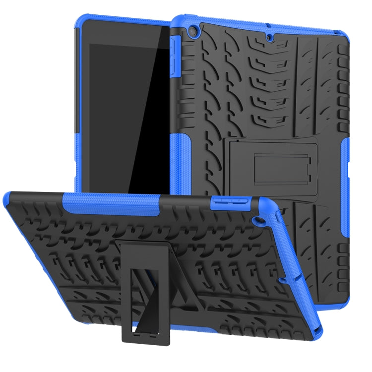 Tire Texture TPU + PC Shockproof Case with Holder, For iPad 10.2 2021 / 2020 / 2019, For Amazon Kindle Fire HD 10 2019