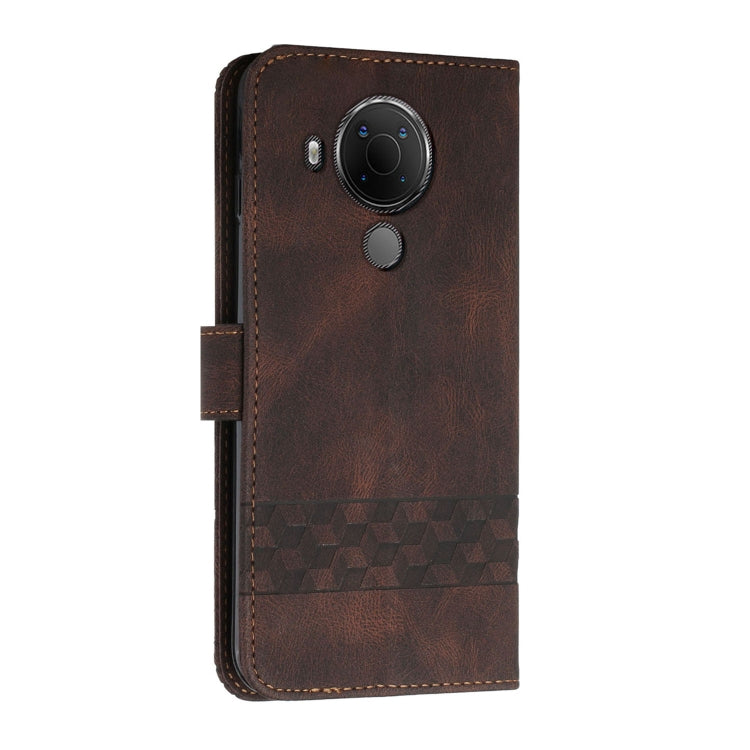 Cubic Skin Feel Flip Leather Phone Case, For Nokia C300, For Nokia 3.4 / 5.4, For Nokia G10 / G20 / G30, For Nokia G300, For Nokia X20, For Nokia XR20