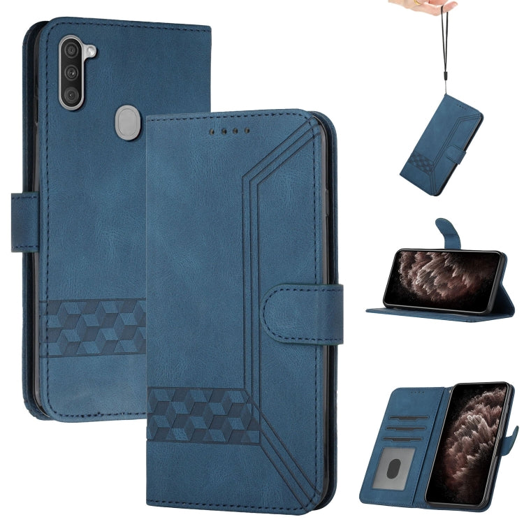 Cubic Skin Feel Flip Leather Phone Case, For Samsung Galaxy A02s 164mm, For Samsung Galaxy A02s 166mm, For Samsung Galaxy A03s 166mm, For Samsung Galaxy A10 / M10, For Samsung Galaxy A10s, For Samsung Galaxy A11, For Samsung Galaxy A12                 ...