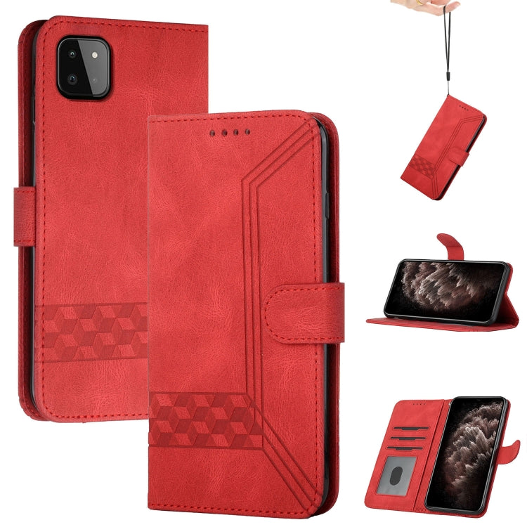 Cubic Skin Feel Flip Leather Phone Case, For Samsung Galaxy A20s, For Samsung Galaxy A21s, For Samsung Galaxy A21 EU Version, For Samsung Galaxy A22 4G, For Samsung Galaxy A22 5G, For Samsung Galaxy A30 / A20, For Samsung Galaxy A31                    ...