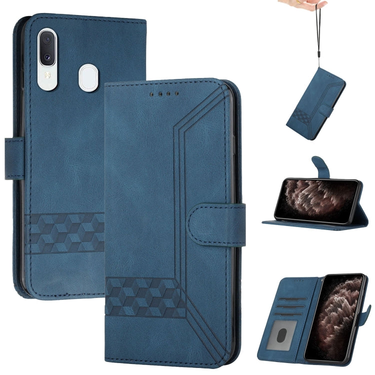 Cubic Skin Feel Flip Leather Phone Case, For Samsung Galaxy A40, For Samsung Galaxy A41, For Samsung Galaxy A42 5G, For Samsung Galaxy A50, For Samsung Galaxy A51, For Samsung Galaxy A51 5G, For Samsung Galaxy A52 5G, For Samsung Galaxy A71            ...