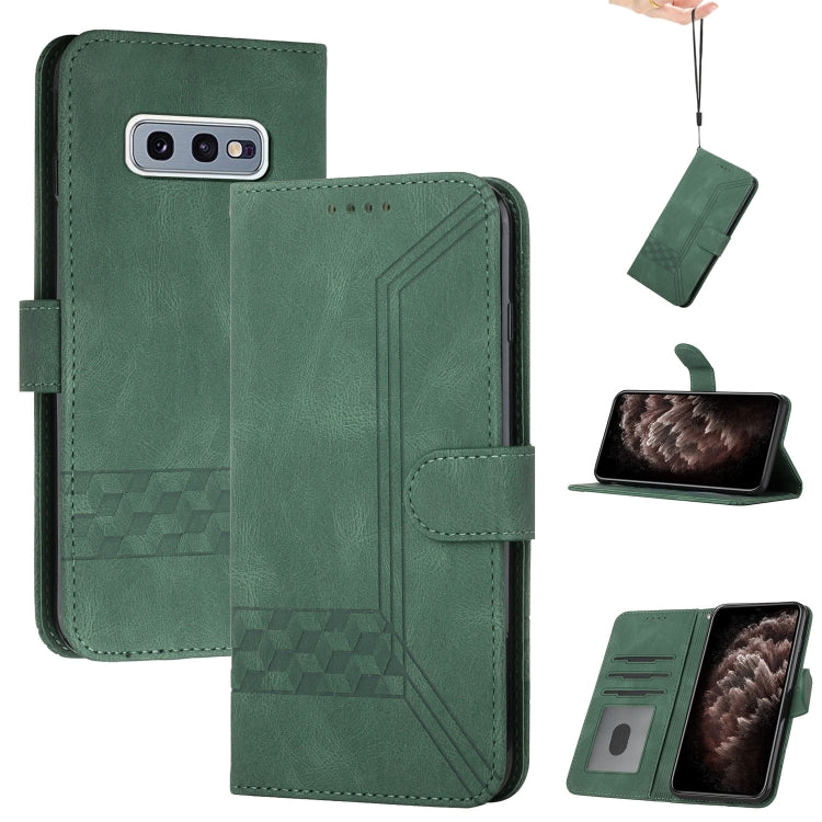 Cubic Skin Feel Flip Leather Phone Case, For Samsung Galaxy A72 5G, For Samsung Galaxy Note10, For Samsung Galaxy Note10+, For Samsung Galaxy Note20, For Samsung Galaxy Note20 Ultra, For Samsung Galaxy S10, For Samsung Galaxy S10e, For Samsung Galaxy S...