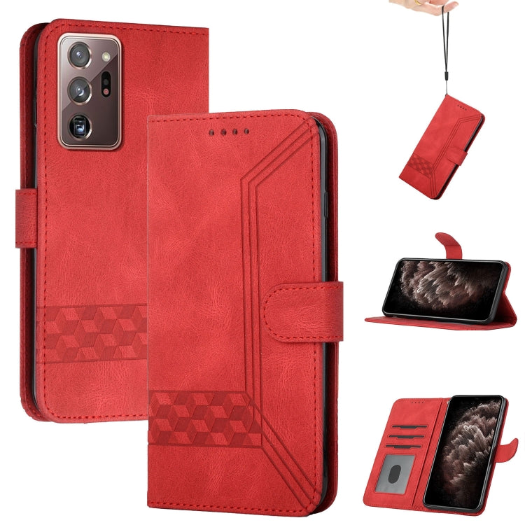 Cubic Skin Feel Flip Leather Phone Case, For Samsung Galaxy S20 FE, For Samsung Galaxy S20+, For Samsung Galaxy S20 Ultra, For Samsung Galaxy S21 5G, For Samsung Galaxy S21+ 5G, For Samsung Galaxy S21 FE 5G, For Samsung Galaxy S21 Ultra 5G             ...
