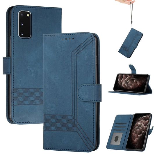 Cubic Skin Feel Flip Leather Phone Case, For Huawei P40, For Huawei P40 Lite, For Huawei P40 Lite E, For Huawei P40 Pro, For Huawei Y5 2019, For Huawei Y6 2019, For Huawei Y7 2019, For Huawei Y9 2019, For Honor 50