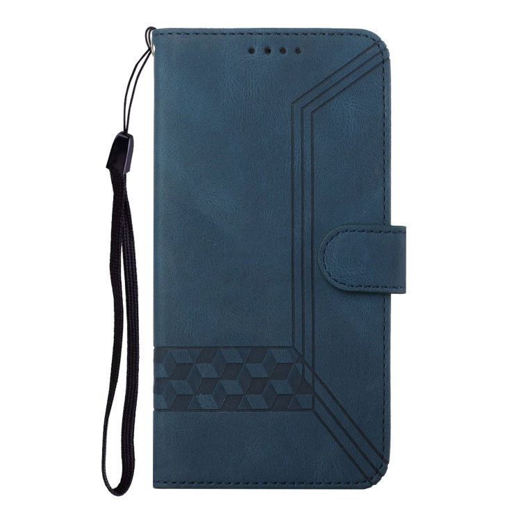 Cubic Skin Feel Flip Leather Phone Case, For Honor 50 Pro, For Honor 50 SE, For Honor V40 4G, For Honor V40 5G