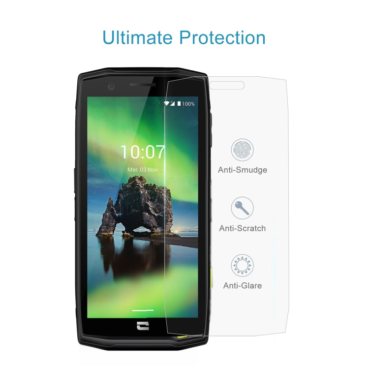 10 PCS 0.26mm 9H 2.5D Tempered Glass Film, For Crosscall Action X5 (10 PCS), For Doogee X93 (50 PCS)