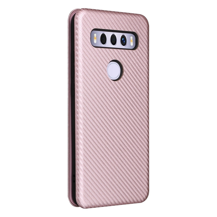 Carbon Fiber Texture Magnetic Leather Phone Case with Card Slot, For TCL 10 SE, For Motorola Edge 2021, For Motorola Moto G60S