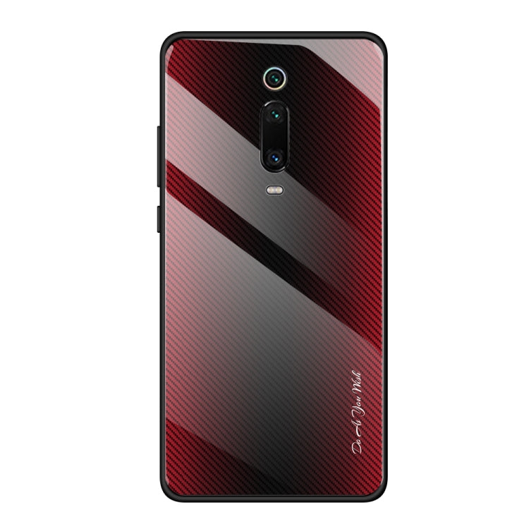 Texture Gradient Glass Protective Case, For Huawei Nova 5i Pro, For Xiaomi Redmi K20 / K20 Pro / 9T, For Xiaomi Redmi Note 7, For Xiaomi CC9 Pro, For Xiaomi 9 SE, For Xiaomi CC9 / A3 Lite