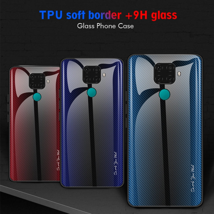 Texture Gradient Glass Protective Case, For Huawei Nova 5i Pro, For Xiaomi Redmi K20 / K20 Pro / 9T, For Xiaomi Redmi Note 7, For Xiaomi CC9 Pro, For Xiaomi 9 SE, For Xiaomi CC9 / A3 Lite