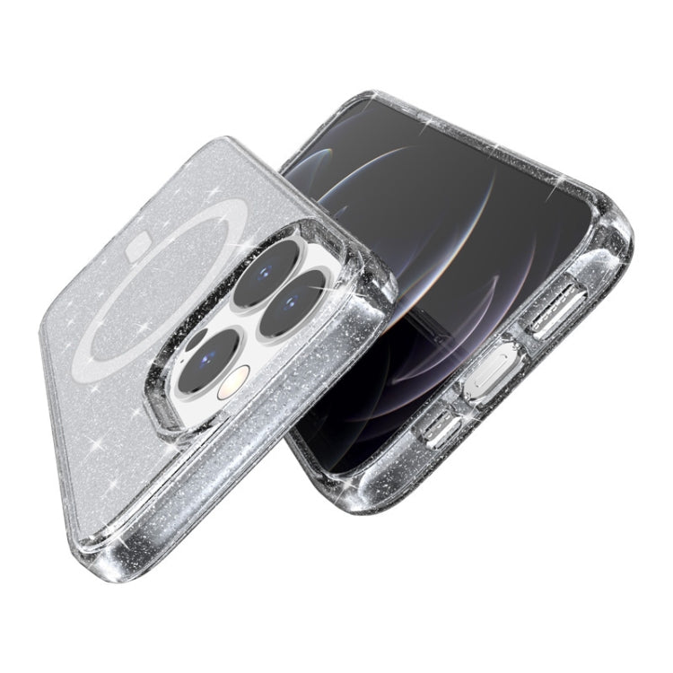 Terminator Style Glitter Powder MagSafe Magnetic Phone Case, For iPhone 13 Pro Max, For iPhone 13 Pro, For iPhone 13, For iPhone 13 mini