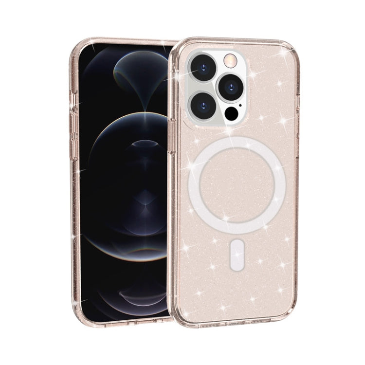 Terminator Style Glitter Powder MagSafe Magnetic Phone Case, For iPhone 13 Pro Max, For iPhone 13 Pro, For iPhone 13, For iPhone 13 mini