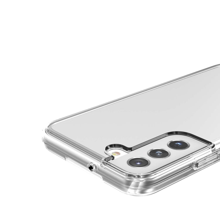 Shockproof Terminator Style Transparent Protective Phone Case, For Samsung Galaxy S22 5G, For Samsung Galaxy S22+ 5G, For Samsung Galaxy S22 Ultra 5G