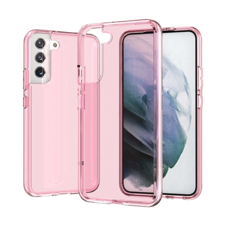 Shockproof Terminator Style Transparent Protective Phone Case, For Samsung Galaxy S22 5G, For Samsung Galaxy S22+ 5G, For Samsung Galaxy S22 Ultra 5G