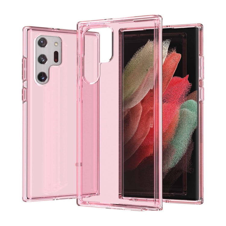 Shockproof Terminator Style Transparent Protective Phone Case, For Samsung Galaxy S22 5G, For Samsung Galaxy S22+ 5G, For Samsung Galaxy S22 Ultra 5G