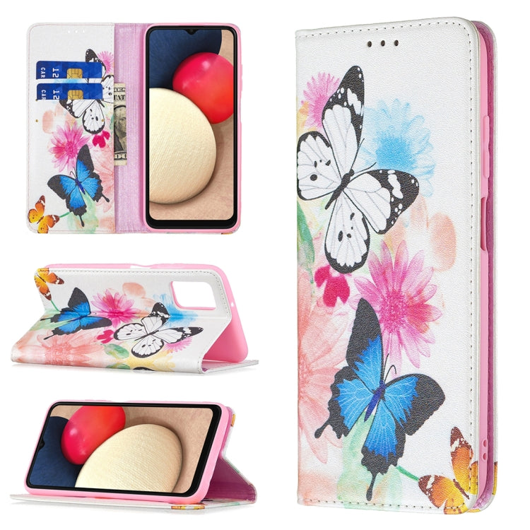 Invisible Magnetic Leather Phone Case, For Samsung Galaxy A03s 166mm