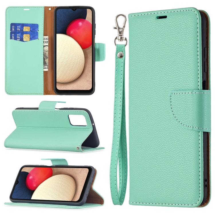 Litchi Texture Leather Phone Case, For Samsung Galaxy A03s 166mm
