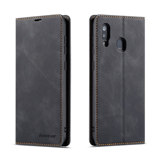 Forwenw Dream Series Oil Edge Strong Magnetism Horizontal Flip Leather Case with Holder & Card Slots & Wallet & Photo Frame, For Galaxy A40, For Galaxy A60, For Galaxy A20e, For Galaxy A50, For Galaxy A70, For Galaxy A80 / A90, For Galaxy Note9        ...